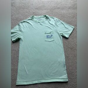 Vineyard Vines Pocket T-Shirt XS Mint Green 🐳